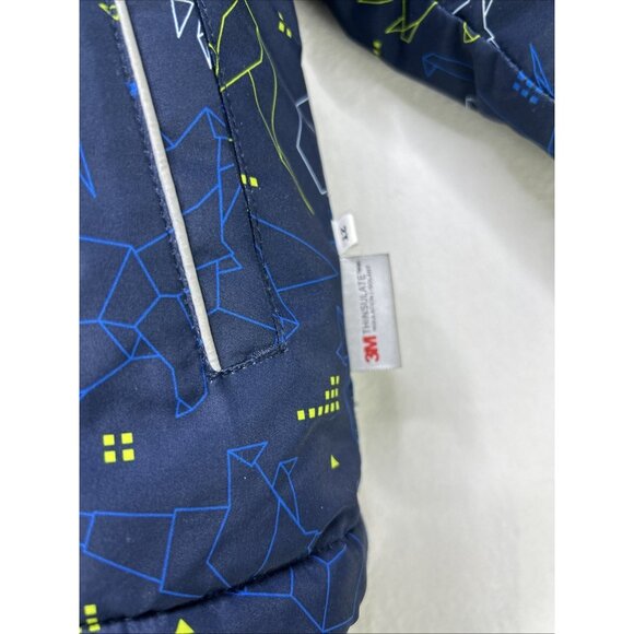 Gusti Snow Suit Toddler Boys Size 2T dinosaur Navy Green 2 Piece - Picture 2 of 12